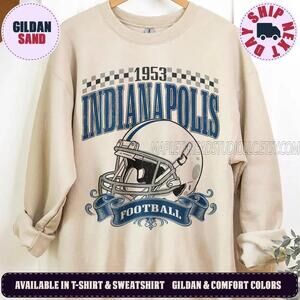Indianapolis Football 90s Retro Graphic Game Day Sweatshirt Icp141